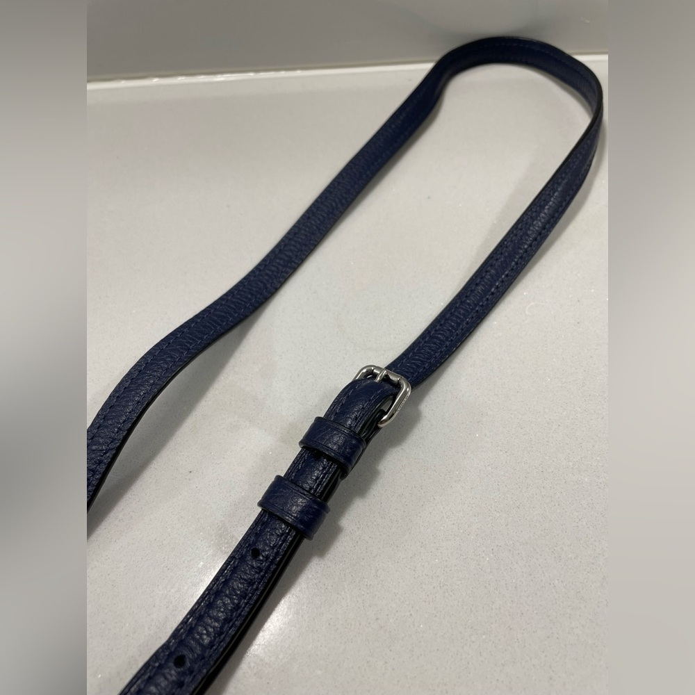 Coach Prairie Satchel - Navy Blue and Silver - Picture 12 of 14